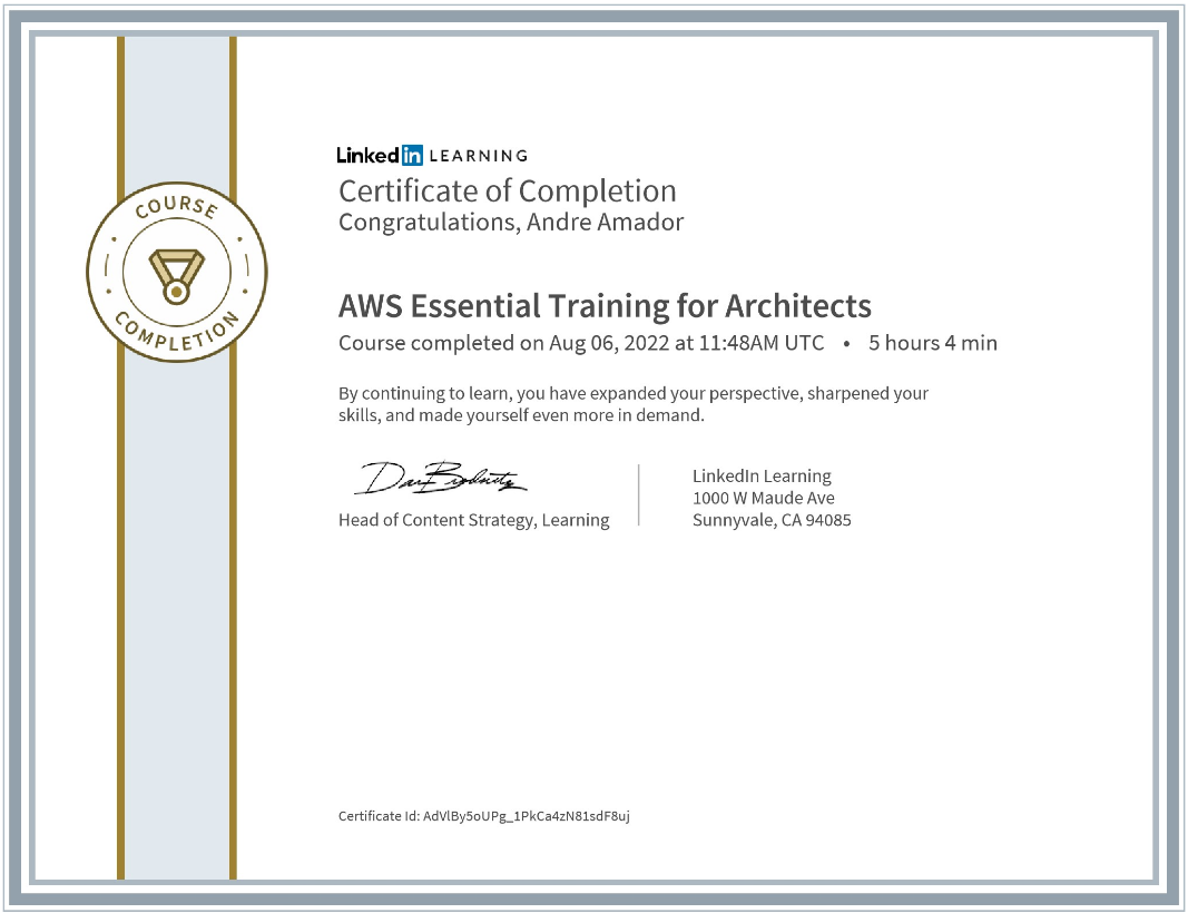 AWS Essential for Architects
